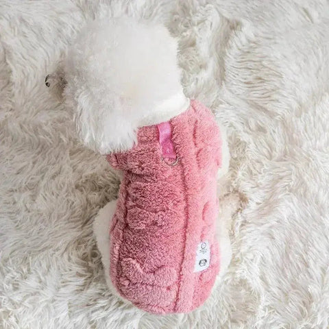 Soft Fleece Dog Clothes Winter Warm Puppy Kitten Pullover Pet Clothes for Small Dogs