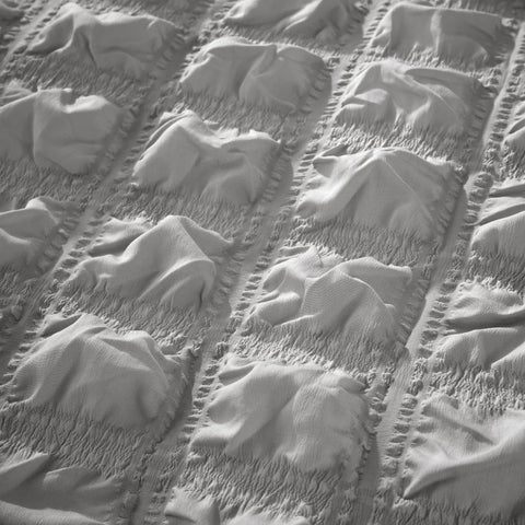 OLIVIA ROCCO Soho Grey Microfibre Duvet Cover Set With Pillowcases Quilted Super Soft Easy Care Bedding Bed Linen Set Machine Washable