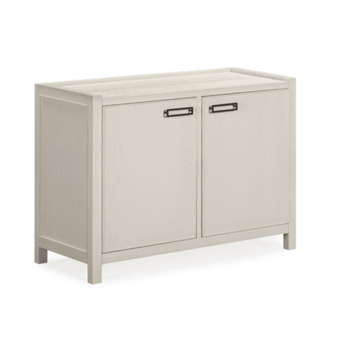 Soho Cream Oak Veneer 2 Door Sideboard