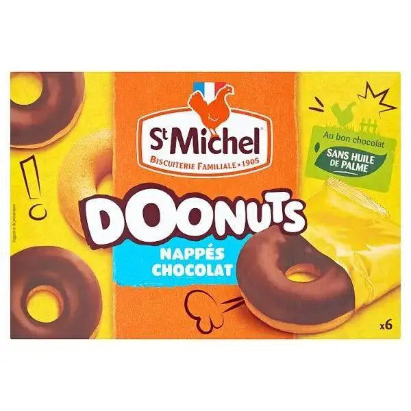 St Michel Chocolate Coated Doonuts 180g (Case of 9)