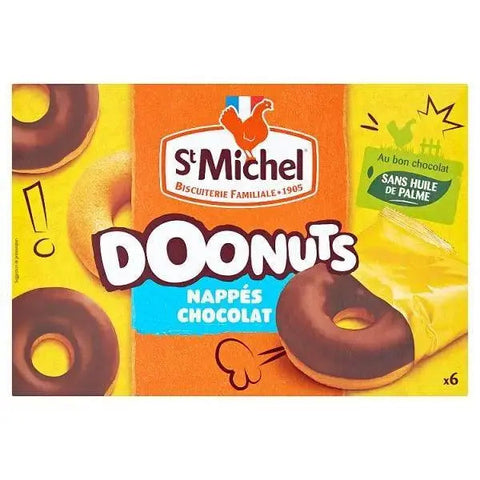 St Michel Chocolate Coated Doonuts 180g (Case of 9)
