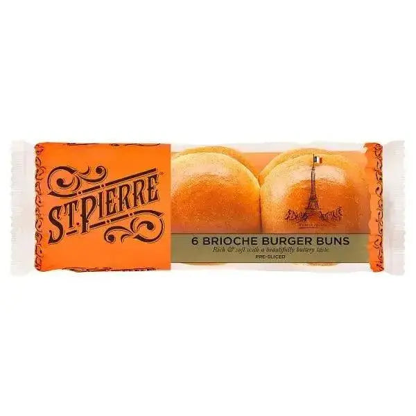 St Pierre 6 Brioche Buns Pre-Sliced