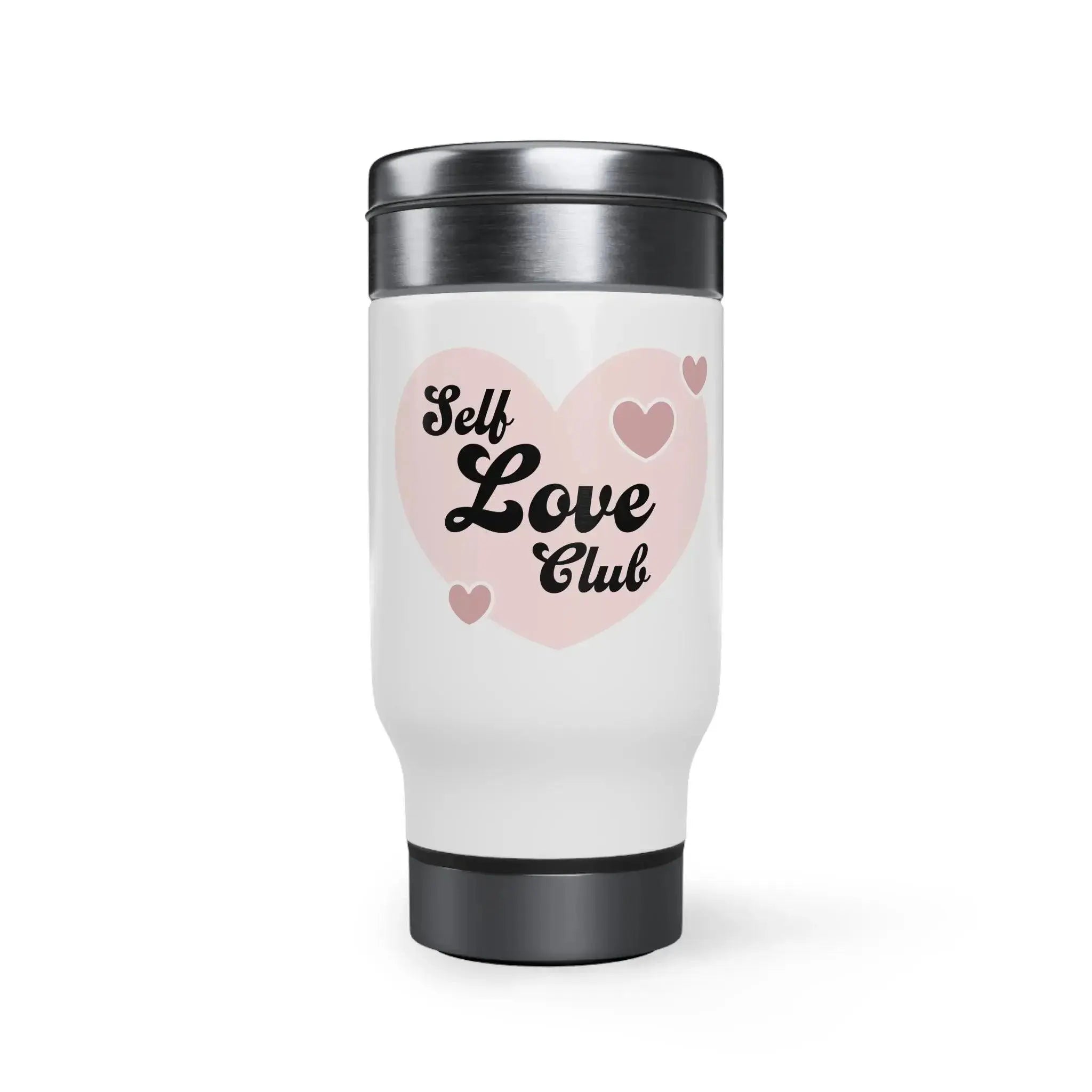 Stainless Steel Travel Mug with Handle, 14oz