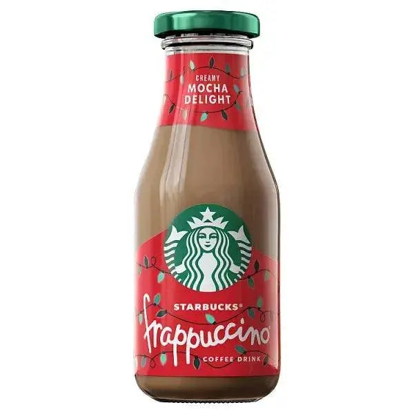 Starbucks Frappuccino Mocha Chocolate Flavoured Milk Iced Coffee 250ml (Case of 8)