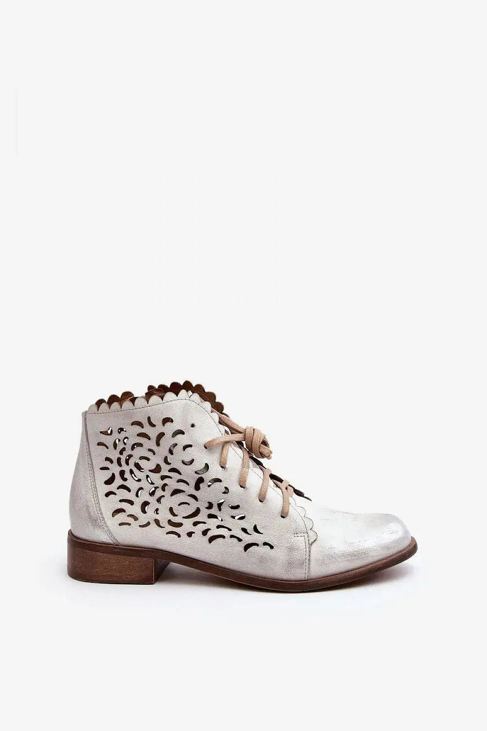 step in style natural high-quality leather women's boots