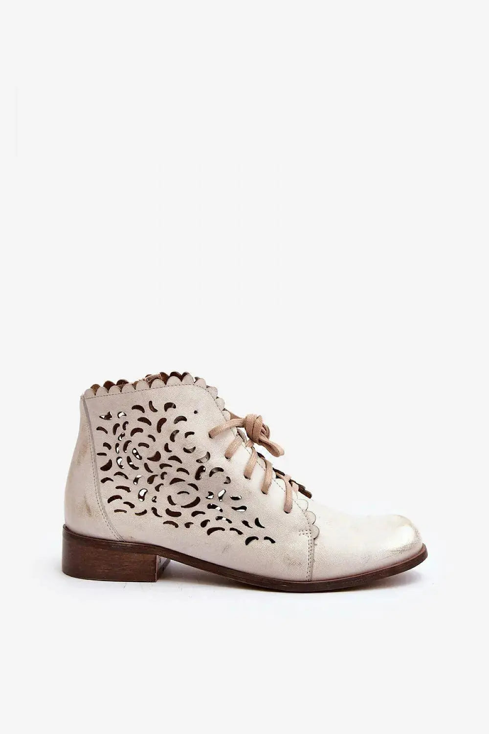 step in style natural high-quality leather women's boots