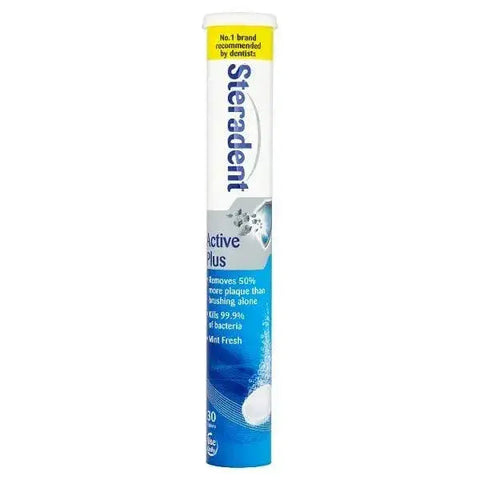 Steradent Active Plus 30 Tablets (Case of 12)