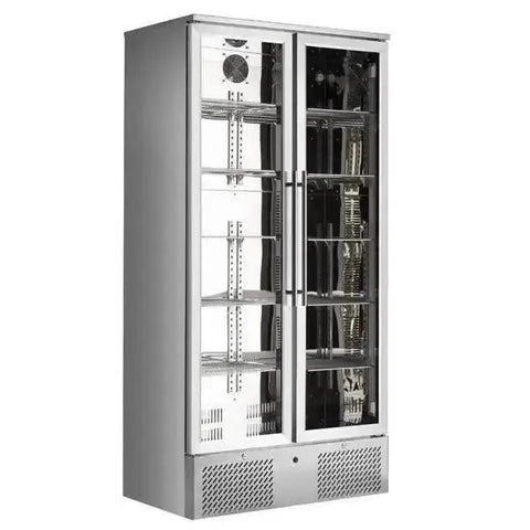 Sterling Pro Double Door Upright Bottle Cooler St-Steel