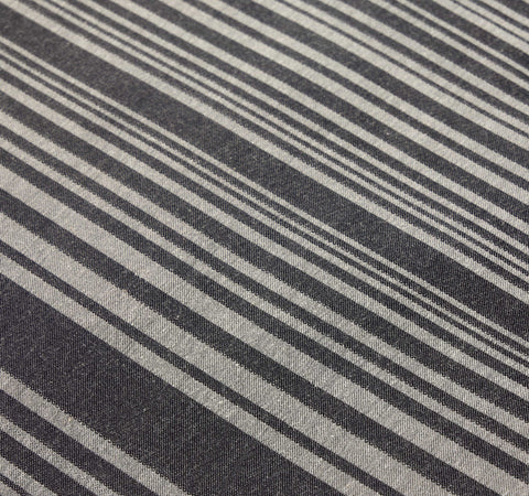 OLIVIA ROCCO Stripe Jacquard Reversible Cotton Blend Duvet Cover Set With Pillowcases, Eco Friendly Bedding In Multiple Sizes And Colours