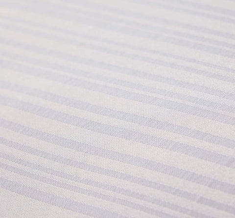 OLIVIA ROCCO Stripe Jacquard Reversible Cotton Blend Duvet Cover Set With Pillowcases, Eco Friendly Bedding In Multiple Sizes And Colours