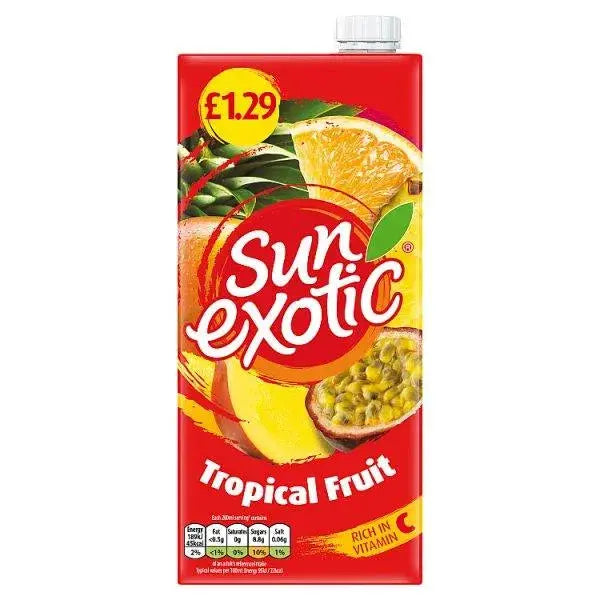 Sun Exotic Tropical Fruit 1 litre (Case of 12)