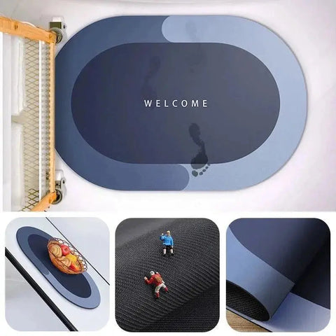 Super Absorbent Shower Bath Anti-Slip Mat
