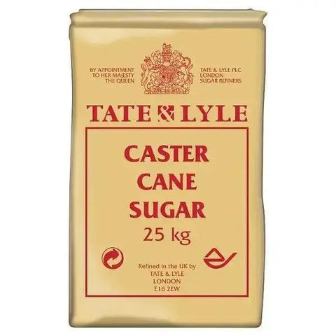 Tate & Lyle Caster Cane Sugar 25kg