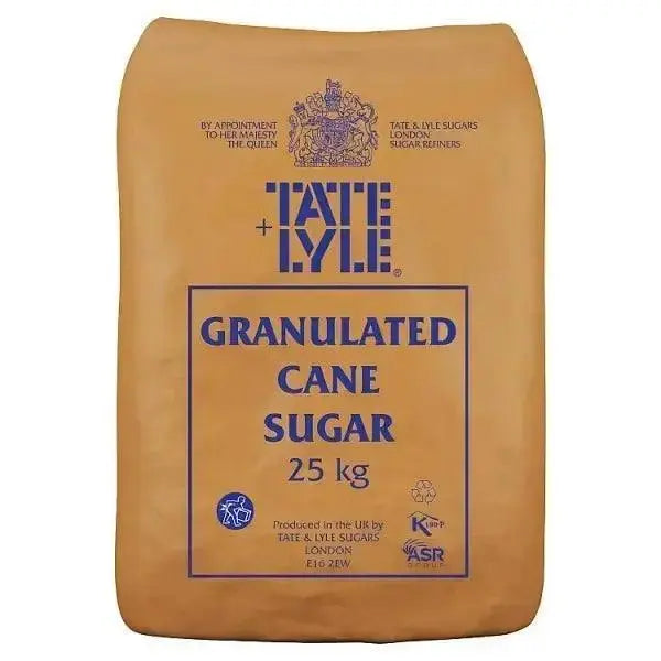 Tate & Lyle Granulated Cane Sugar 25kg