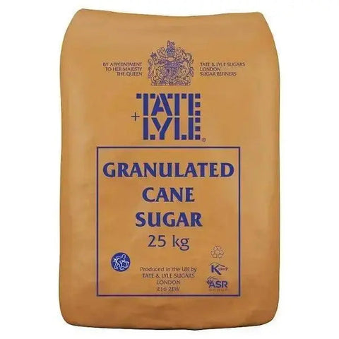 Tate & Lyle Granulated Cane Sugar 25kg