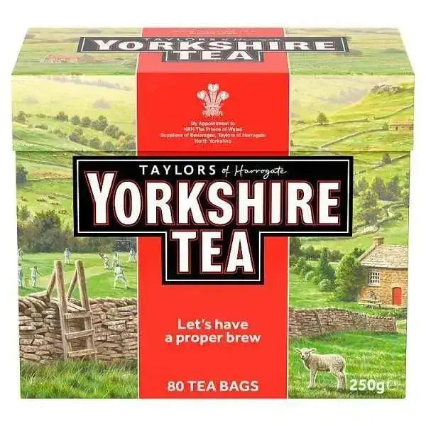 Taylors of Harrogate Yorkshire Tea 80 Tea Bags (Case of 5)