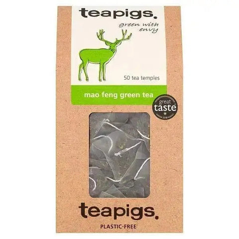 Teapigs Mao Feng Green Tea Temples 50 x 2.5g (125g)