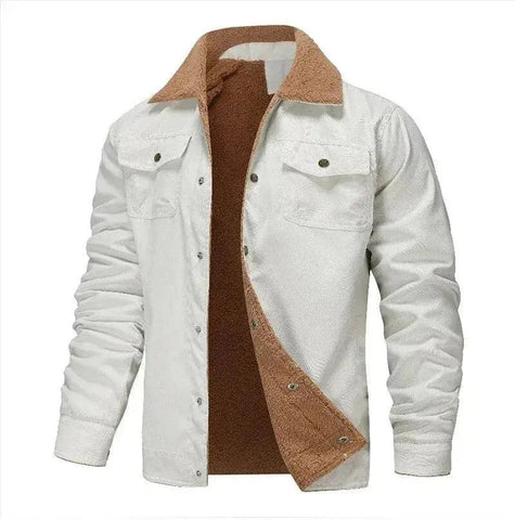 Thick Warm Wind-Resistant Parka mens Jacket