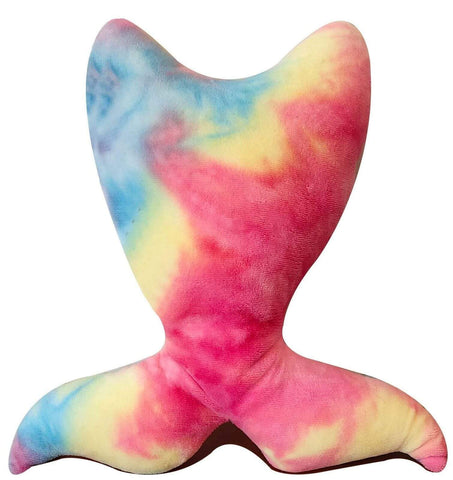 OLIVIA ROCCO Tie Dye Rainbow Teddy Fleece Duvet Set for Kids Reversible Bedding with Cushion and Throw Single and Double