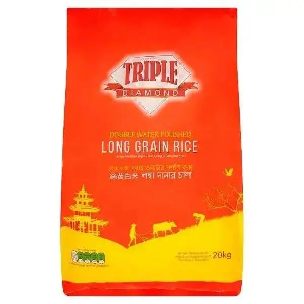 Triple Diamond Long Grain Rice 20kg