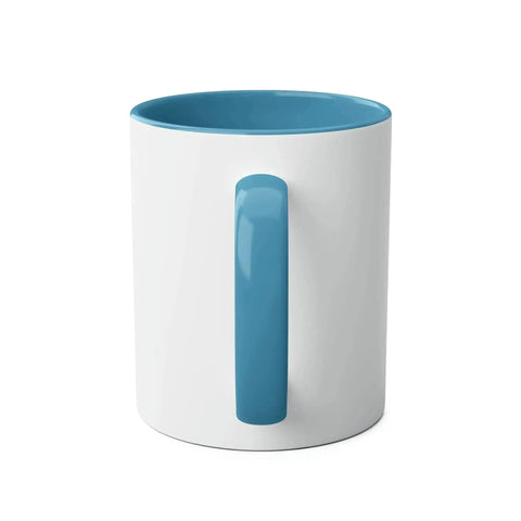 Two-Tone Coffee Mugs, 11oz - I don't break.