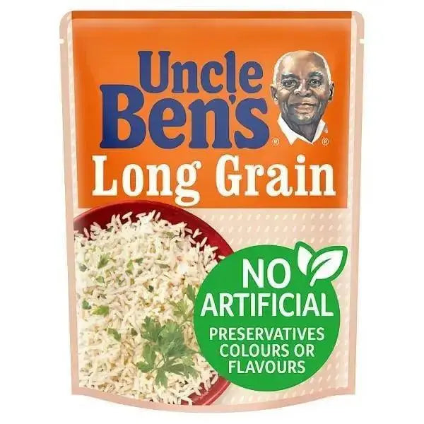 Uncle Bens Long Grain Microwave Rice 250g (Case of 6)