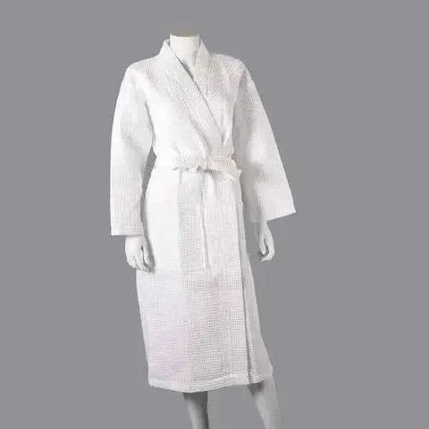 Unisex Lightweight Textured Waffle Robe