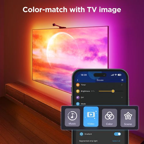 GOVEE TV BACKLIT 3S 55-65INCH NETFLIX
