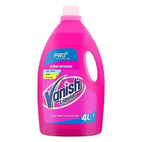 Vanish Professional Range Liquid Fabric Stain Remover 4L
