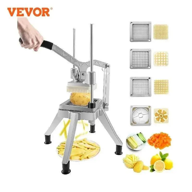 VEVOR Commercial Vegetable Chopper with 4 Blades