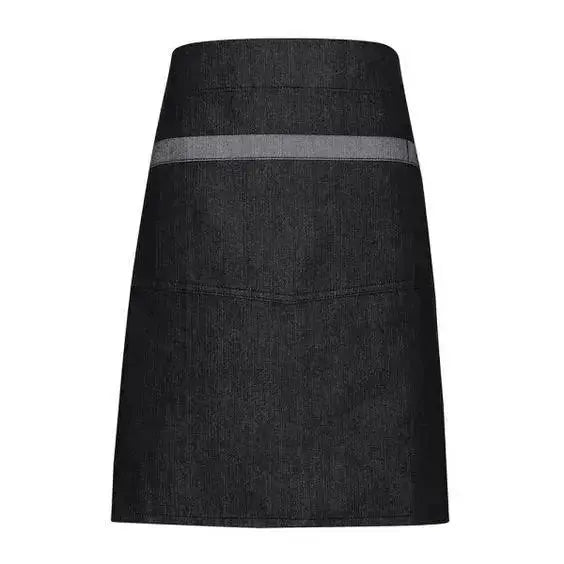 Waist Apron Contrast Denim Waist Apron