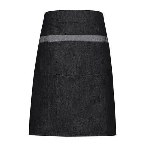 Waist Apron Contrast Denim Waist Apron