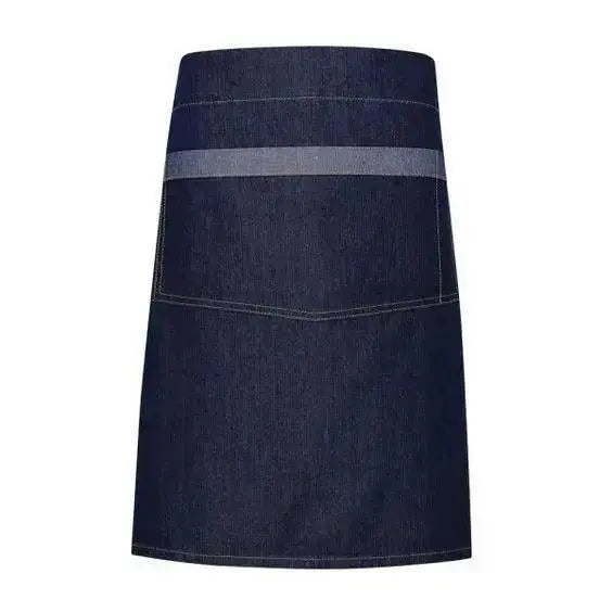 Waist Apron Contrast Denim Waist Apron