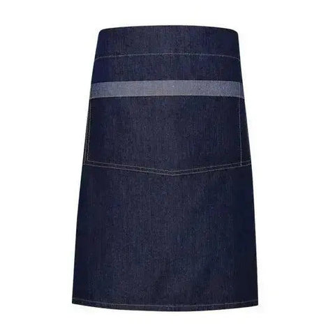 Waist Apron Contrast Denim Waist Apron