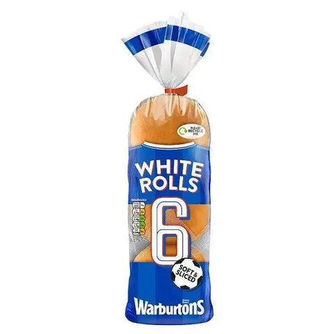 Warburtons 6 White Rolls