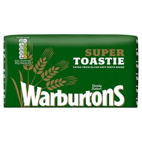 Warburtons Super Toastie Extra Thick White 800g