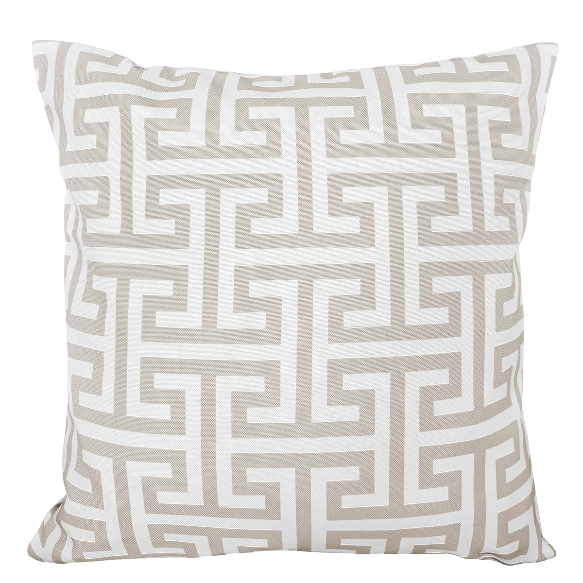OLIVIA ROCCO Cushion Covers 43x43 cm Waterproof Breathable Outdoor Indoor Use Milano Natural Sun Resistant Protective For Garden Benches Sofas Beds