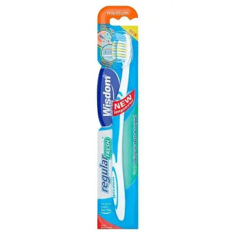 Wisdom Regular Fresh Medium Toothbrush (Case of 12)