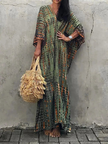 Women's Long Caftans Print Long dress