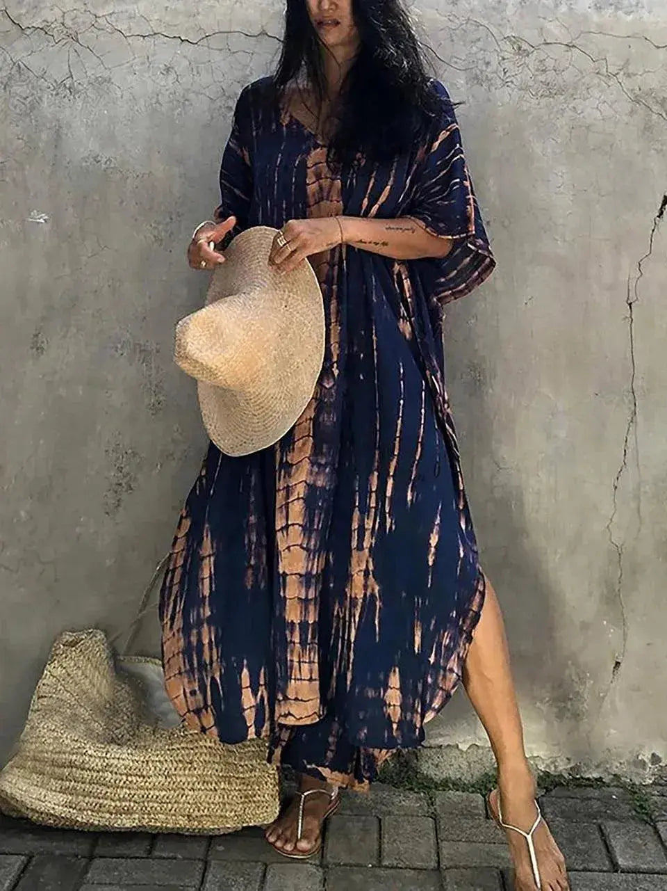 Women's Long Caftans Print Long dress
