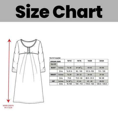 OLIVIA ROCCO Womens Fleece Nightdress Long Sleeve Floral Print Sleepwear Cozy Winter Nightie Available In Multiple Sizes