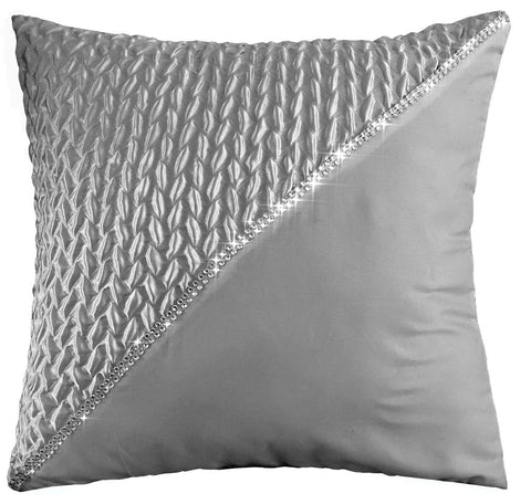 OLIVIA ROCCO Zenia Duvet Cover Set With Quilted Trim And Diamante Detailing For Luxurious Sleep In Single Double King Super King