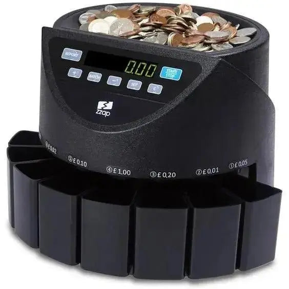 ZZap CS20 Coin Counter & Sorter Sorter The CS20