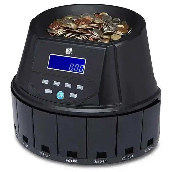 ZZap CS30 Coin Counter & Sorter ZZap CS30 Coin Counter